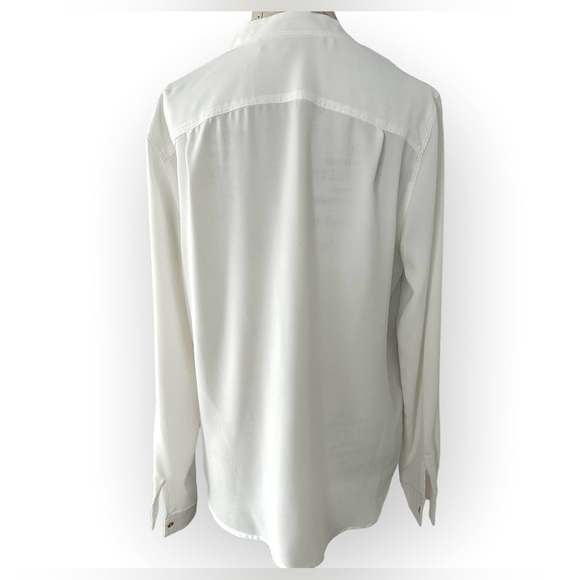 NWT Nine West off white luxurious blouse - Picture 3 of 5